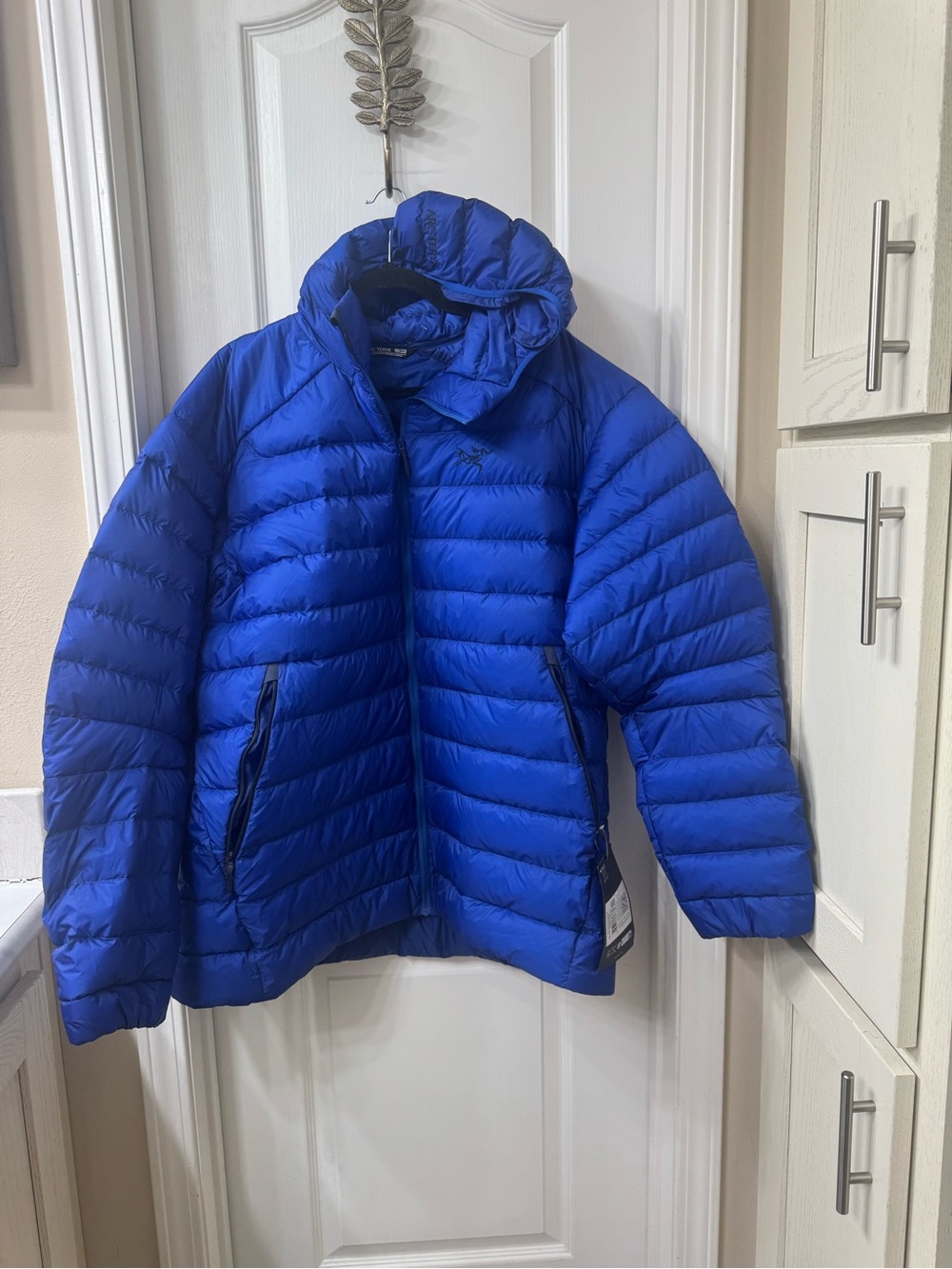 NWT Arc'teryx Cerium Hoody Blue Hooded Down Puffer jacket Men’s XXL